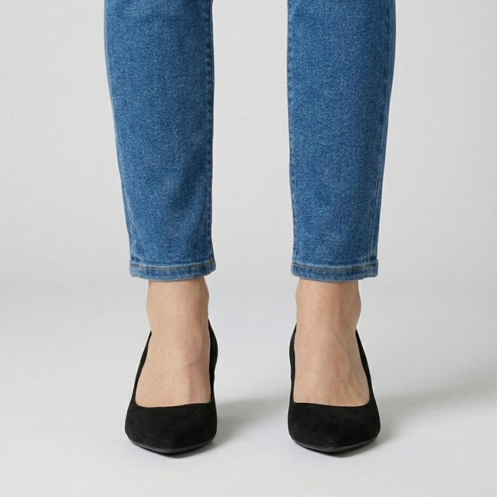 Victorie | Kitten Heel Camoscio
