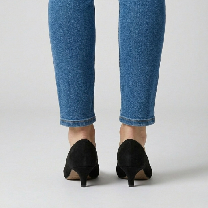 Victorie | Kitten Heel Camoscio