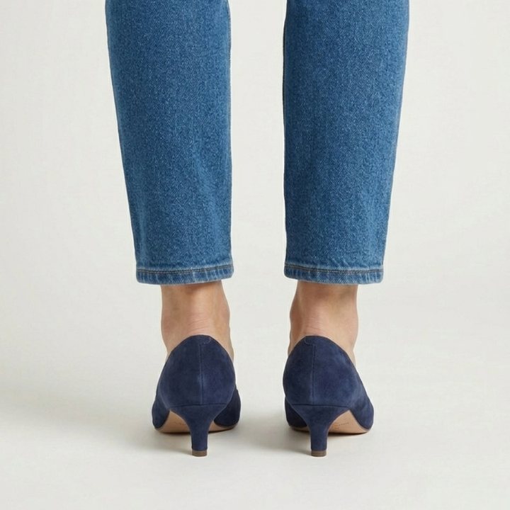 Victorie | Kitten Heel Camoscio