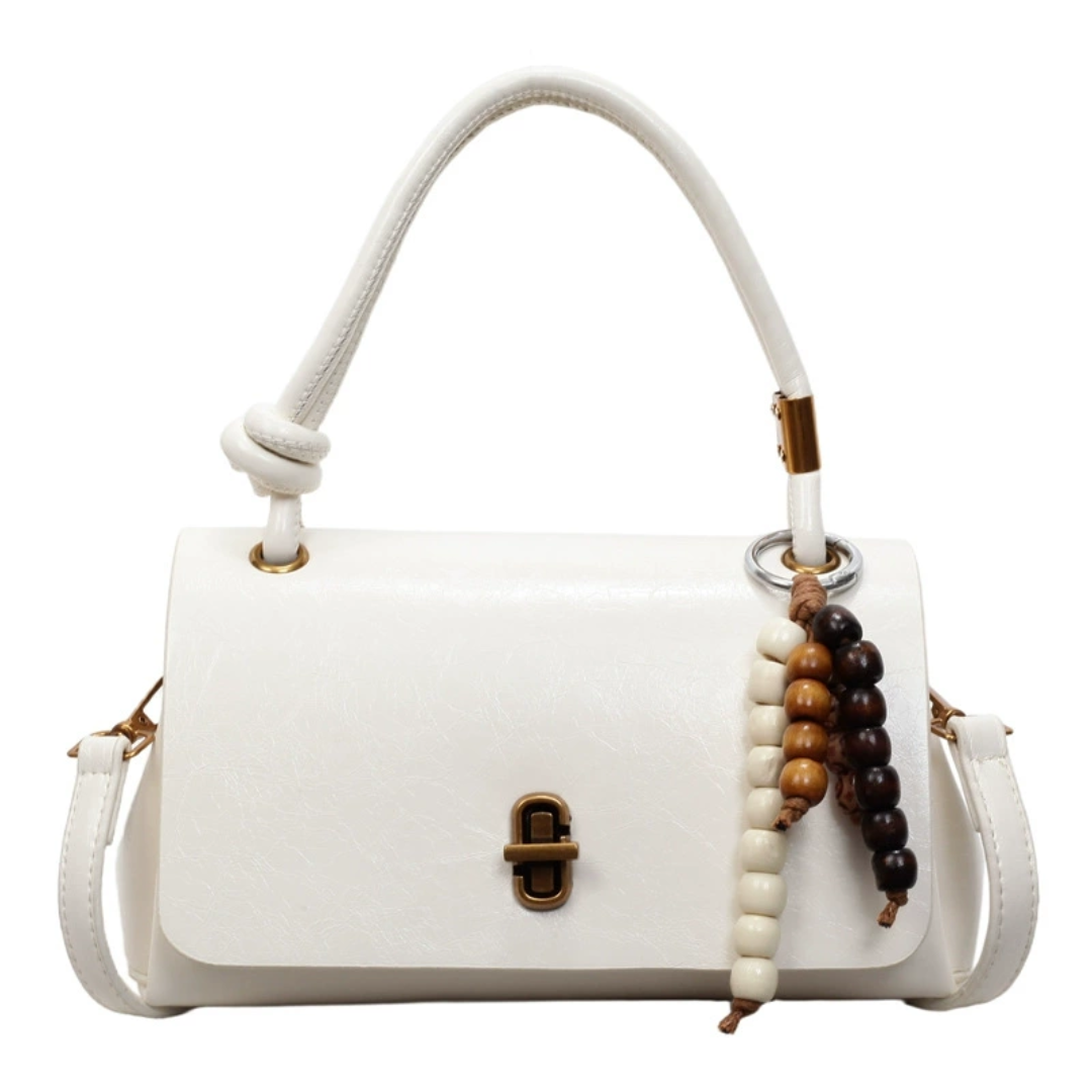 CAMILLE™ – Glossy Oil-Wax Satchel Bag
