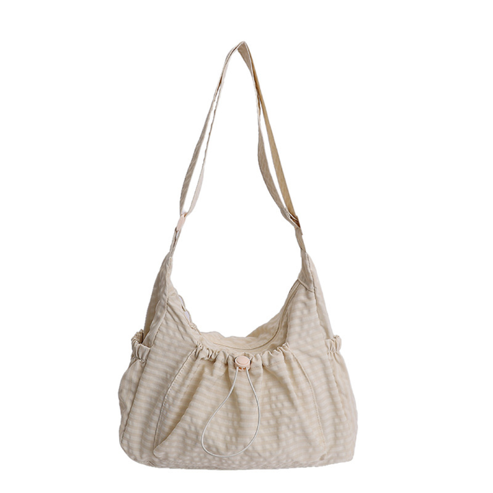 HARLOW™ – Plaid Drawstring Cloud Hobo Bag