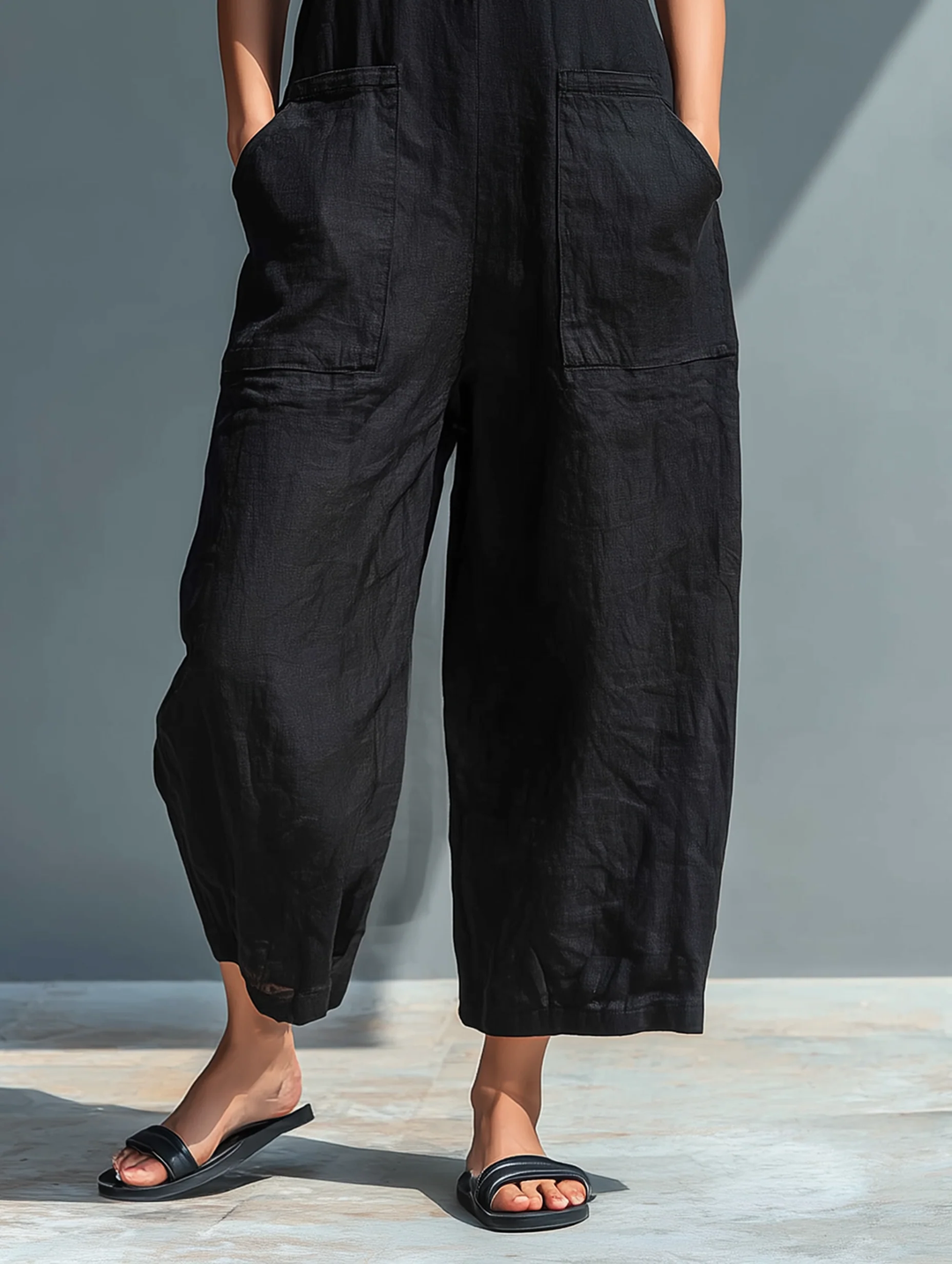 Letizia | Jumpsuit Minimalista Senza Maniche