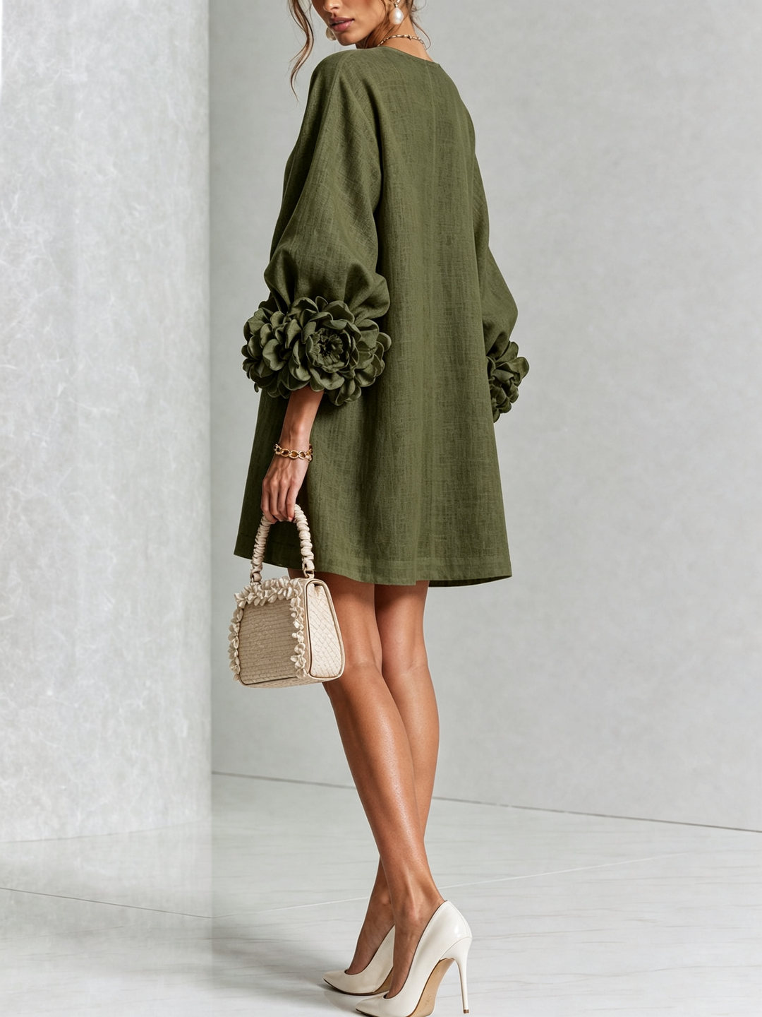 Patrizia | Floral Button-Up Mini Dress