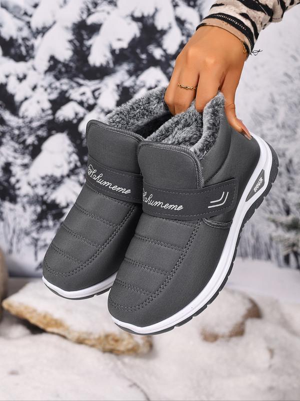 AIRA™ - Stivali da Neve Invernali da Donna Caldi, Suola Antiscivolo in PVC, Scarpe Slip-On Foderate in Pile