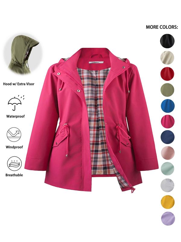 DENA™ - Trench con Cappuccio Leggero per Uscite Casual