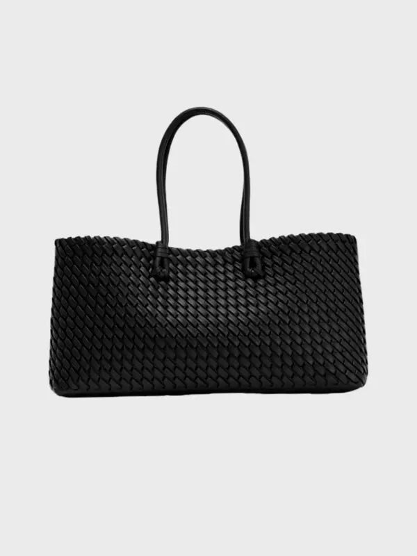 LINDSAY™ - Elegante borsa tote intrecciata per l'uso quotidiano