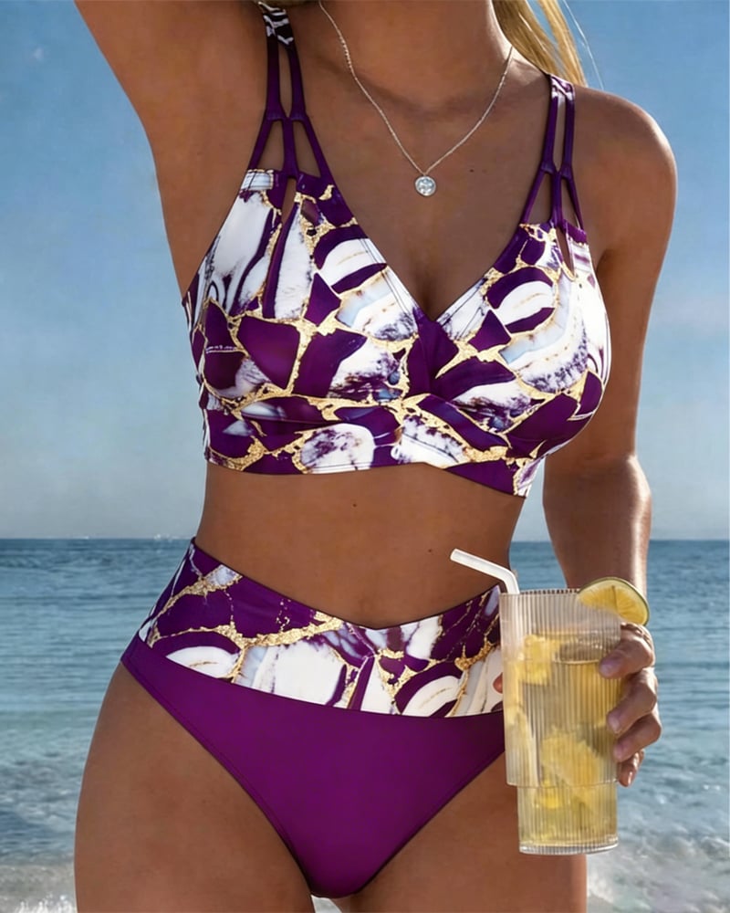 Tatiana | Costume da Bagno Due Pezzi Vestibilità Comoda e Modellante