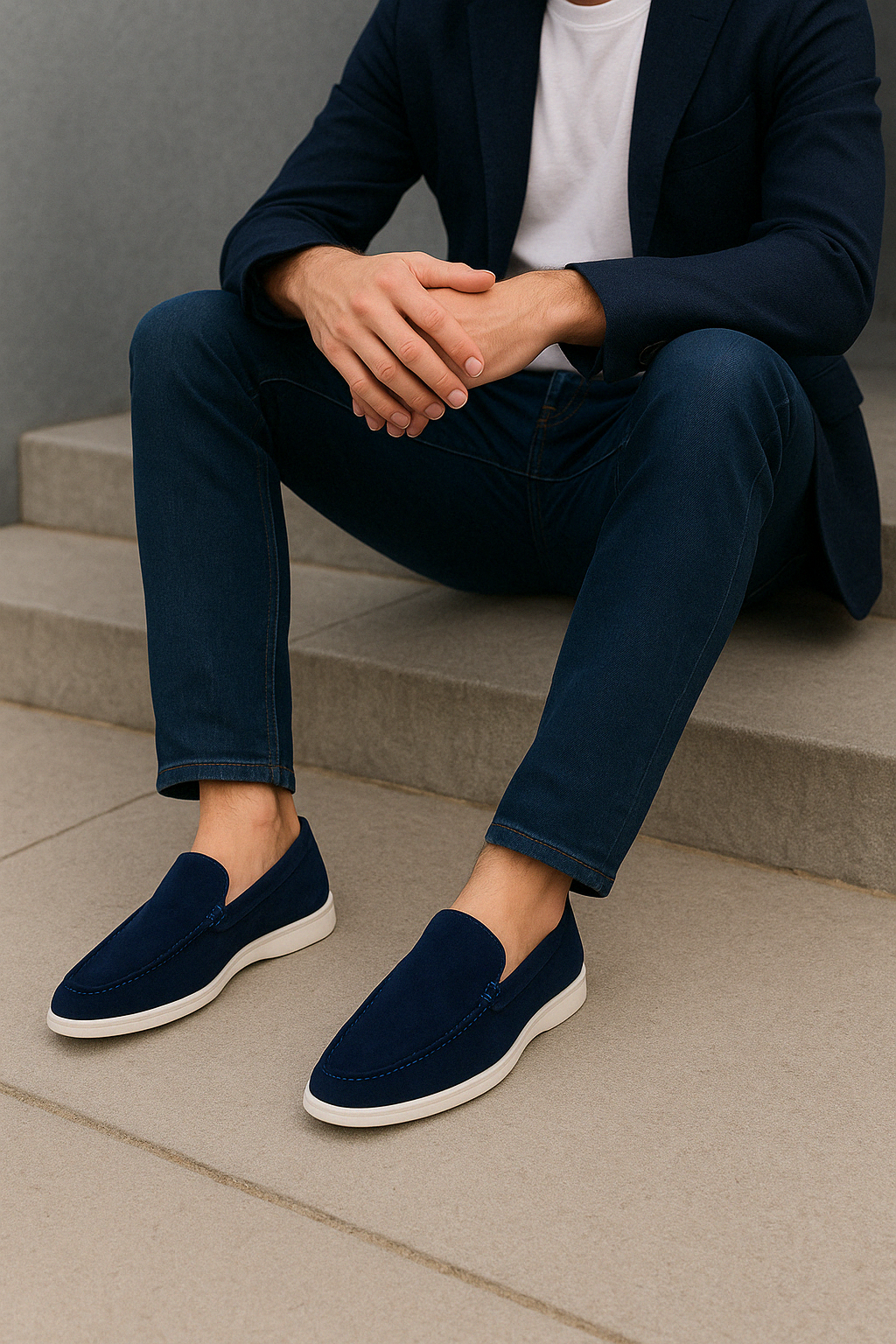 Massimo | Mocassino Scamosciato Chic