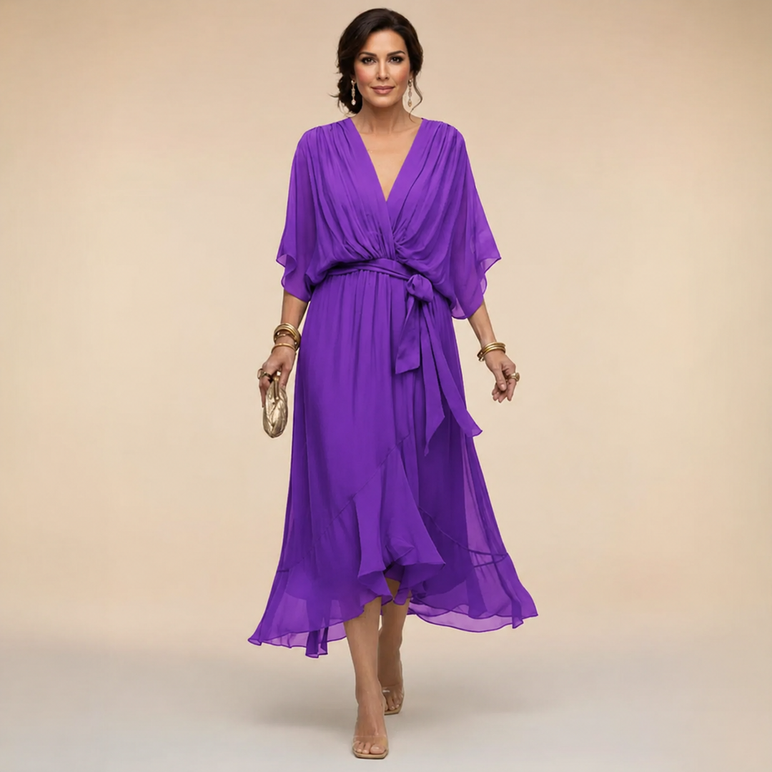 Monica | Abito con scollo a V