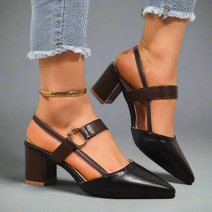 Josephine | Pointed Toe Block Heels