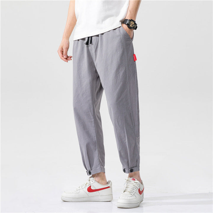 Theo | Slim-Fit Cotton Trousers