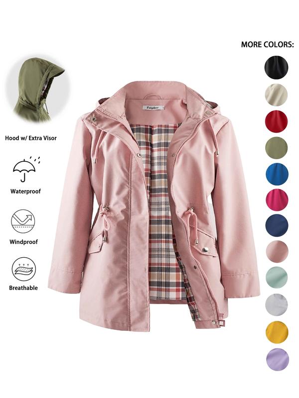 DENA™ - Trench con Cappuccio Leggero per Uscite Casual