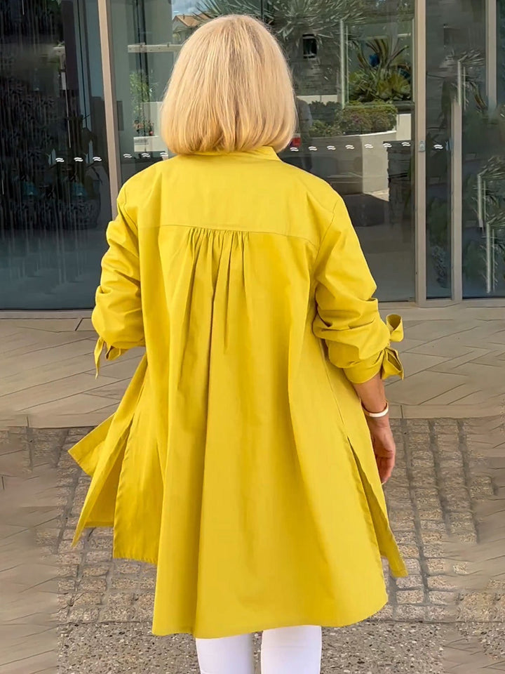 CÉLINA™ - Giacca Lunga Elegante