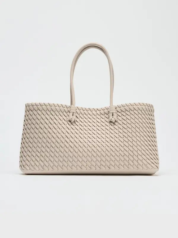 LINDSAY™ - Elegante borsa tote intrecciata per l'uso quotidiano