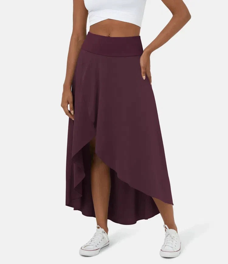 AMELIE™ - Gonna midi asimmetrica elegante