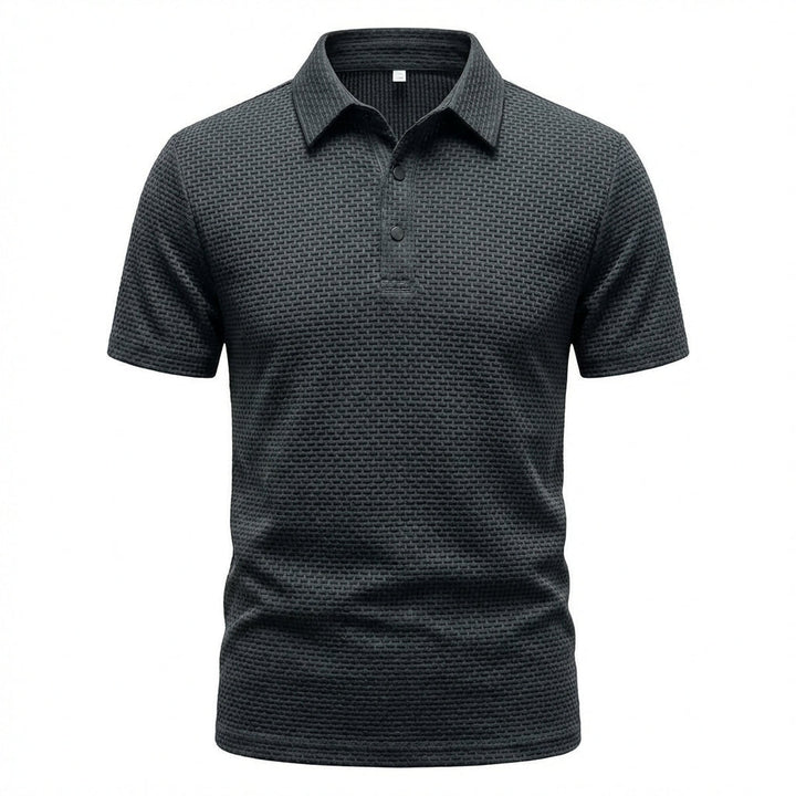 Edward | Elegant Textured Polo Shirt