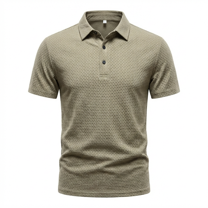 Edward | Elegant Textured Polo Shirt