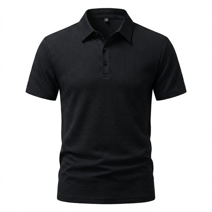Edward | Elegant Textured Polo Shirt