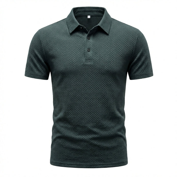 Edward | Elegant Textured Polo Shirt