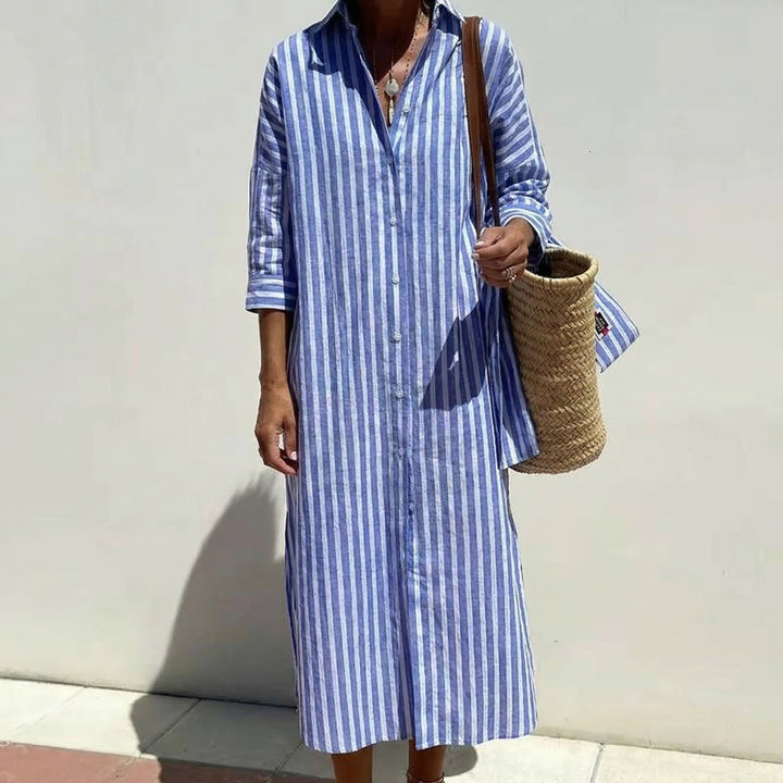 Skylar | Abito a camicia a righe