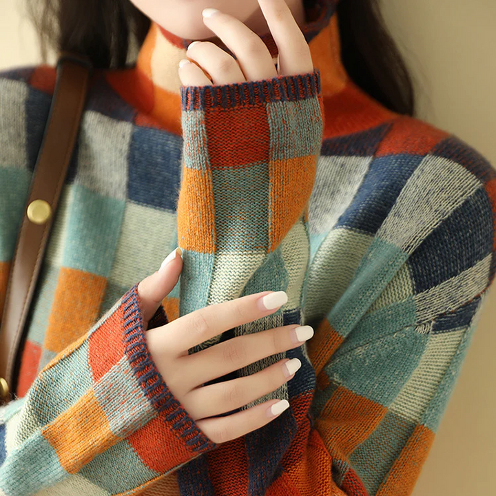 MIA™ - Maglione Scozzese di Ispirazione Retrò