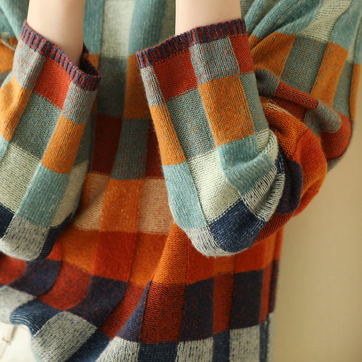 MIA™ - Maglione Scozzese di Ispirazione Retrò