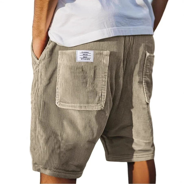 David | Pantaloncini Estivi in Velluto a Coste Luxury