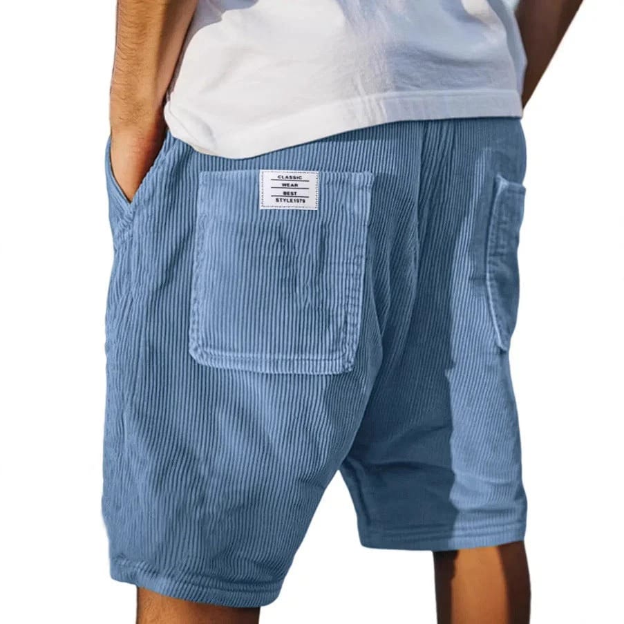 David | Pantaloncini Estivi in Velluto a Coste Luxury