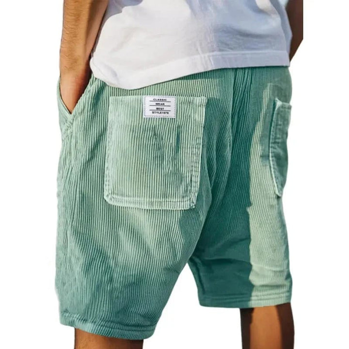 David | Pantaloncini Estivi in Velluto a Coste Luxury