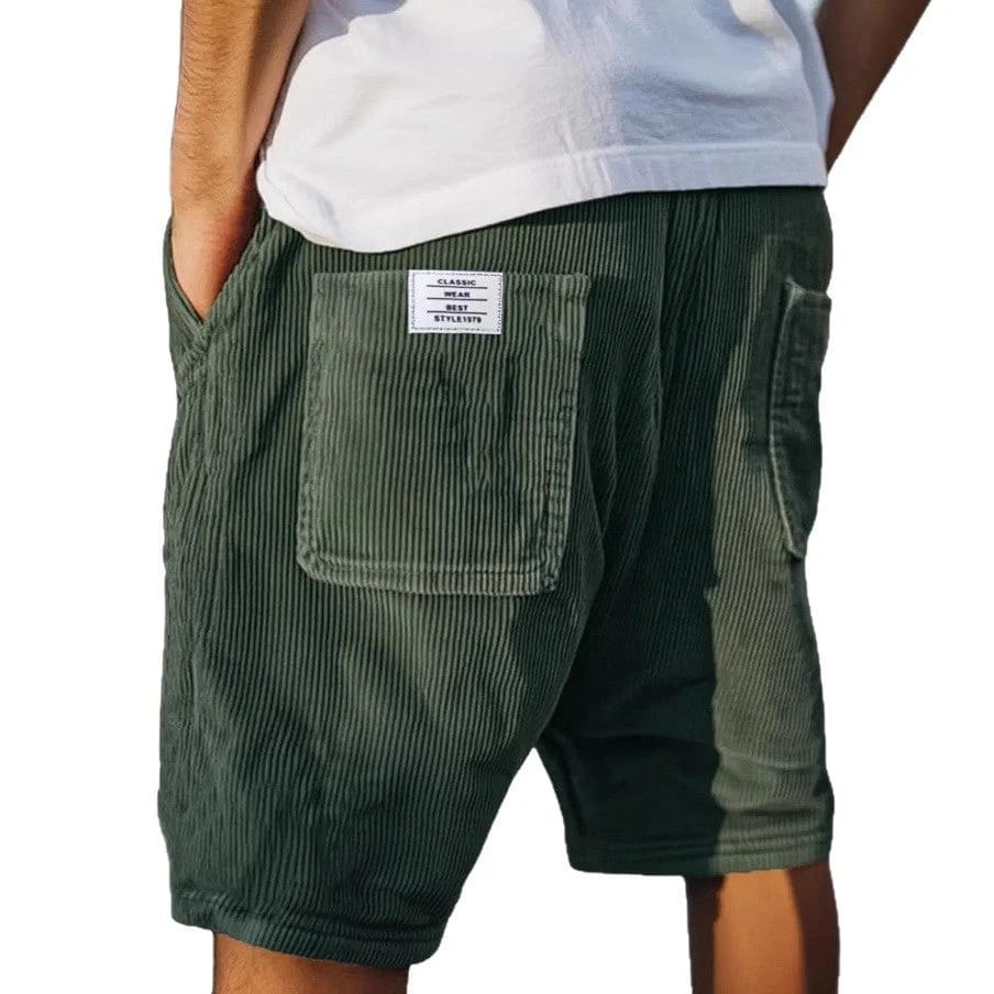 David | Pantaloncini Estivi in Velluto a Coste Luxury