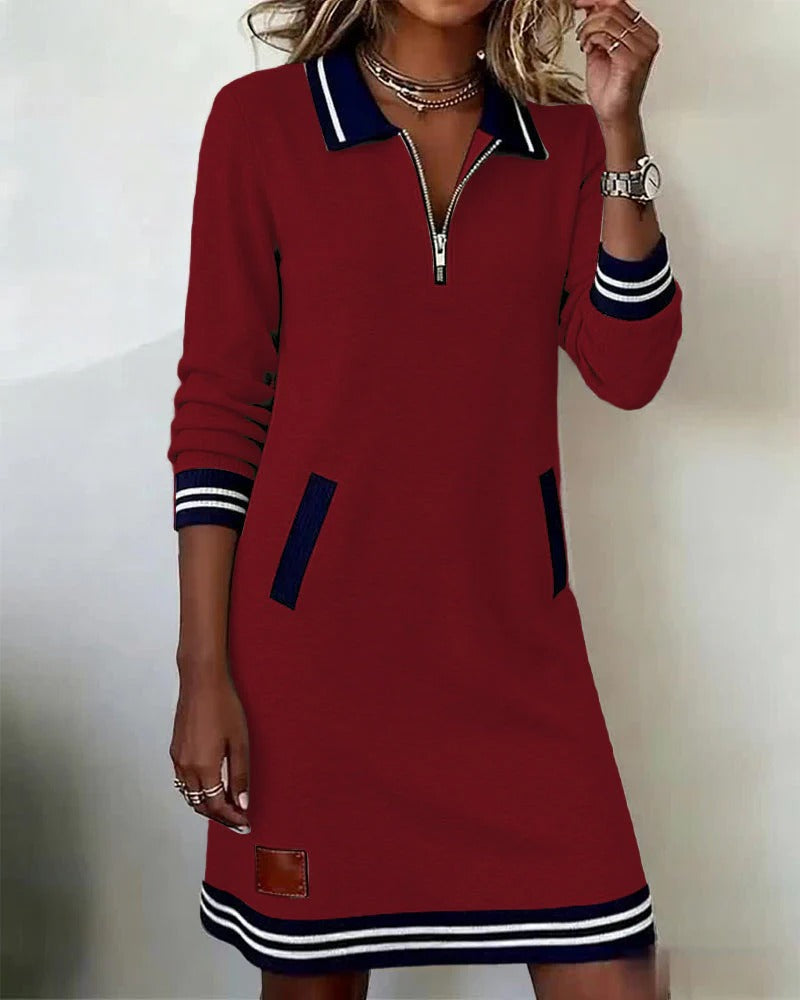 Kathleen | Abito Elegante a Maniche Lunghe