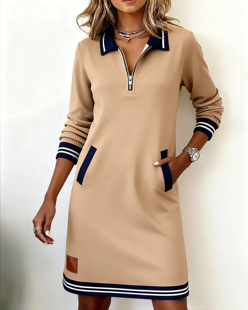 Kathleen | Abito Elegante a Maniche Lunghe