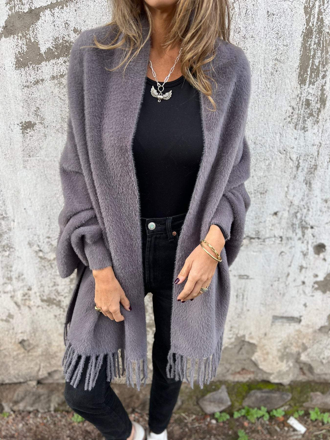 AOIBHE™ - Cardigan drappeggiato elegante
