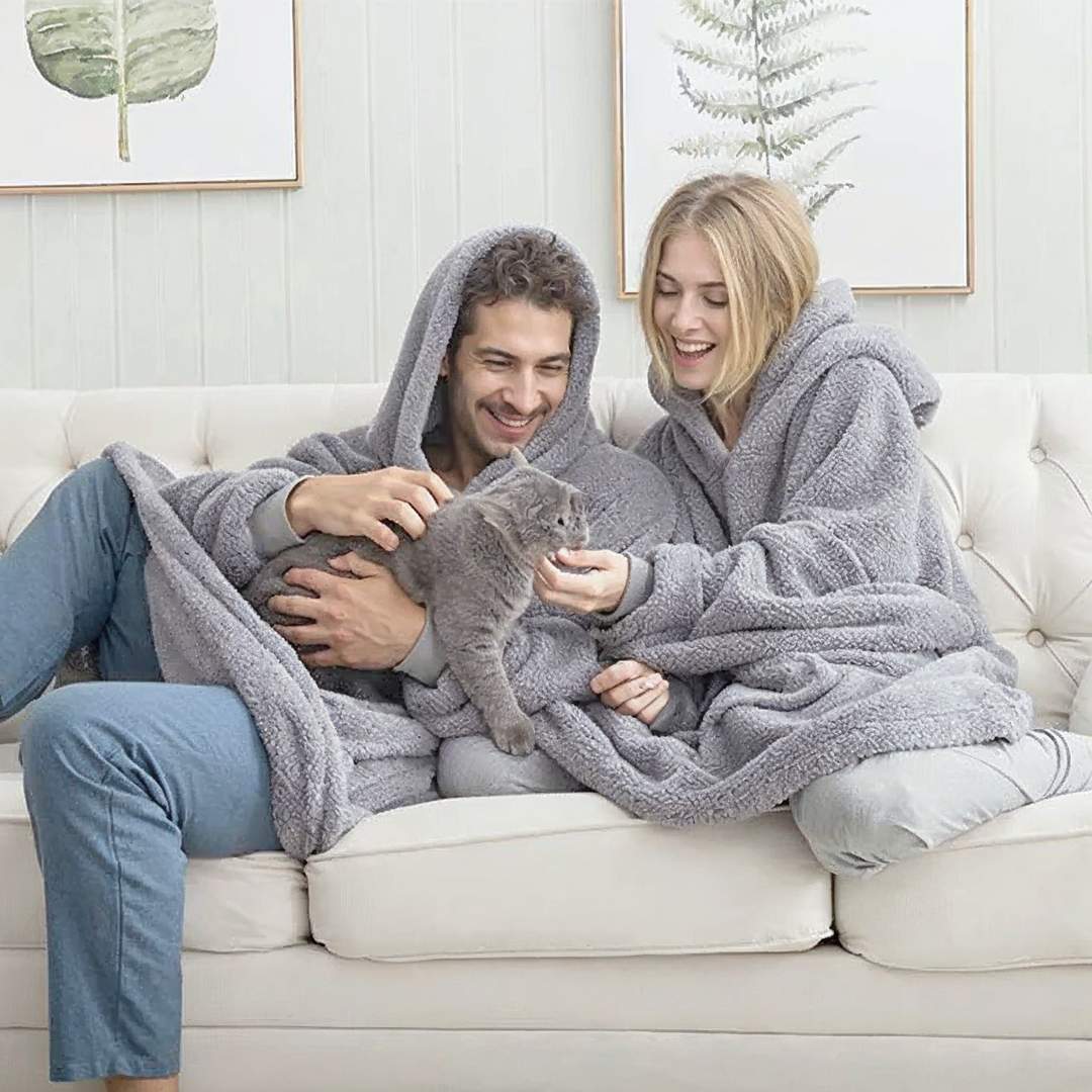 COZYCLOUD™ - Felpa con Cappuccio Oversize Imbottita in Pile