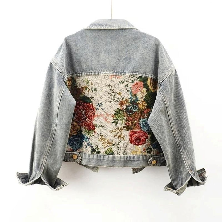 Rosemary | Giacca corta patchwork floreale