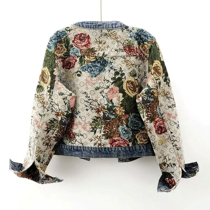 Rosemary | Giacca corta patchwork floreale
