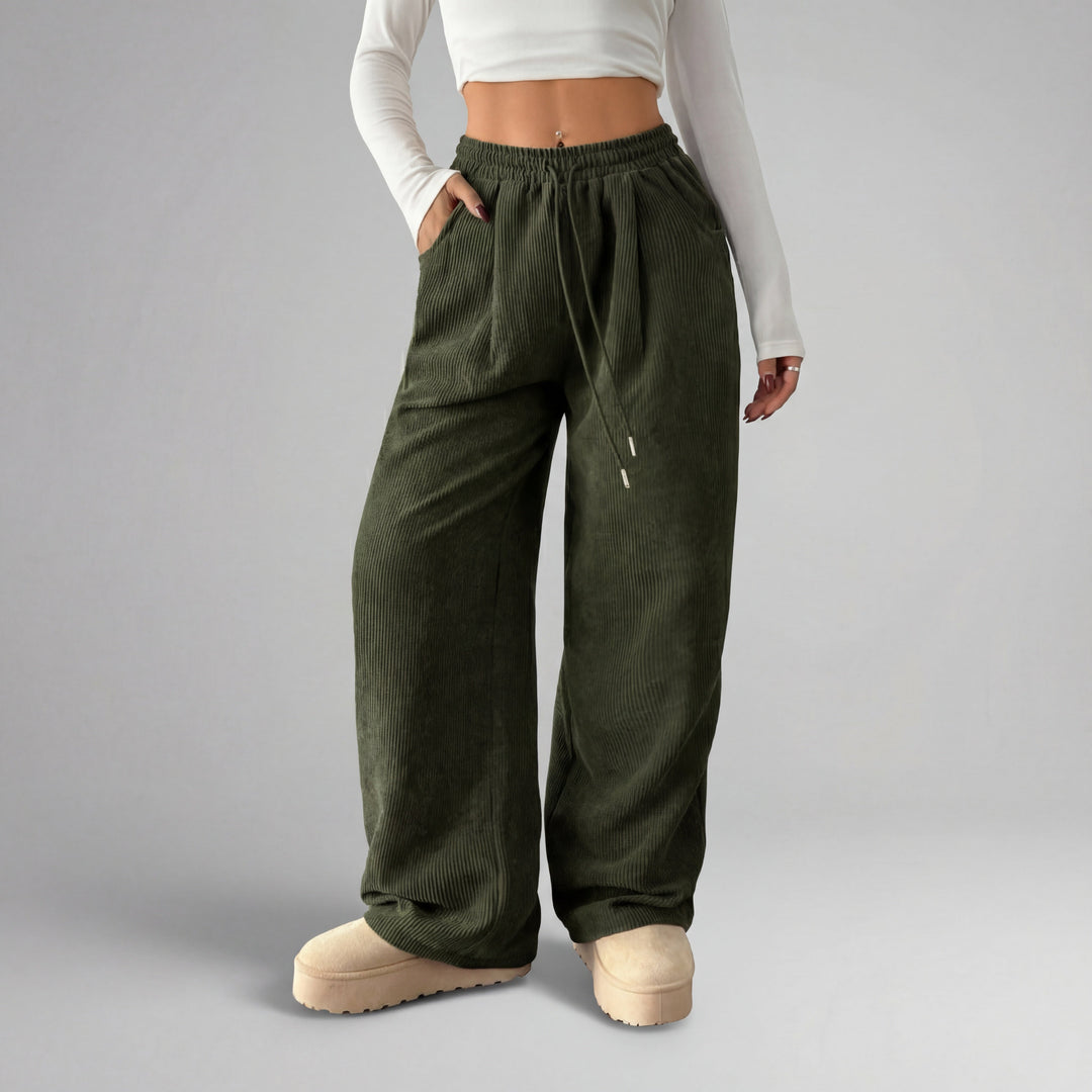 TABITHA™ – Morbidi pantaloni con coulisse dalla vestibilità ampia