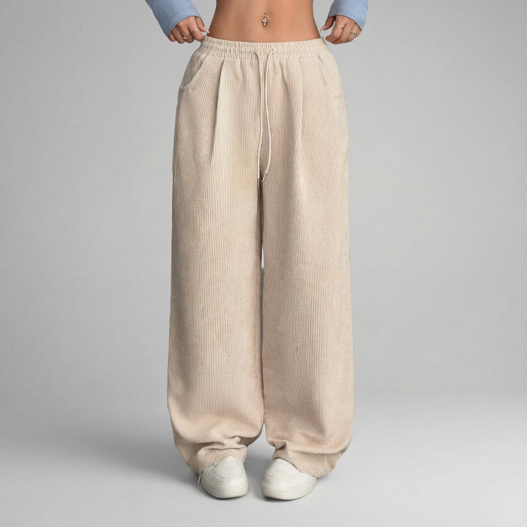 TABITHA™ – Morbidi pantaloni con coulisse dalla vestibilità ampia