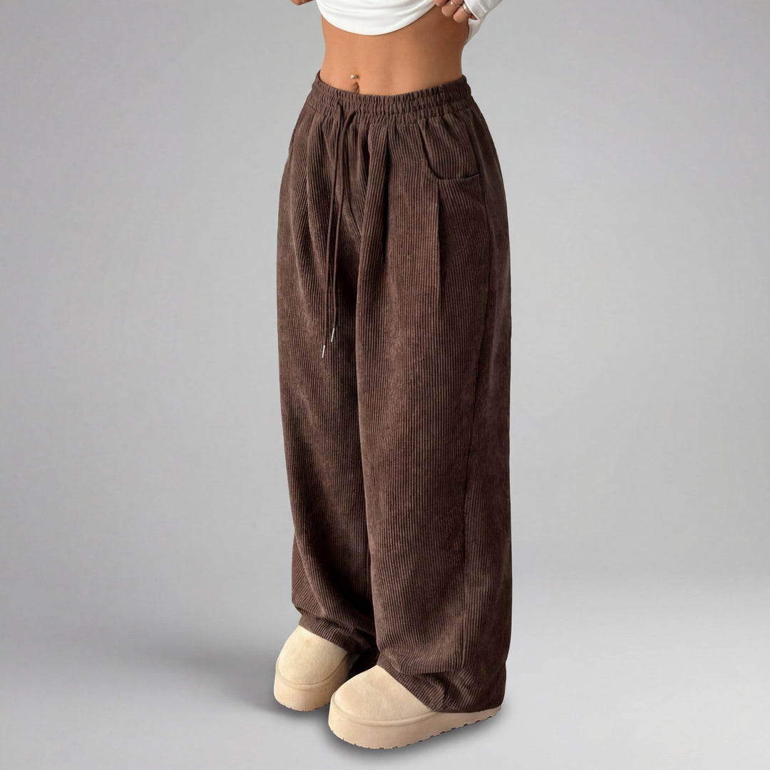 TABITHA™ – Morbidi pantaloni con coulisse dalla vestibilità ampia