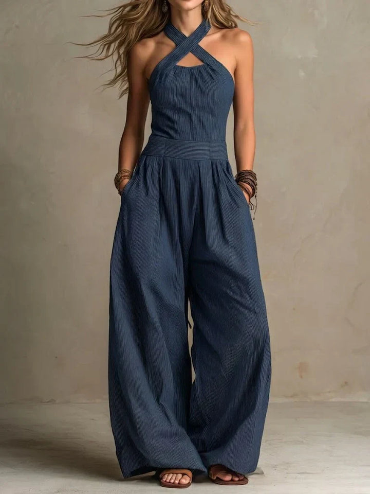 Beatrice | Jumpsuit con Scollo Incrociato