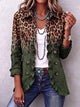 Nunzia | Blazer Leopardo Verde con Volant