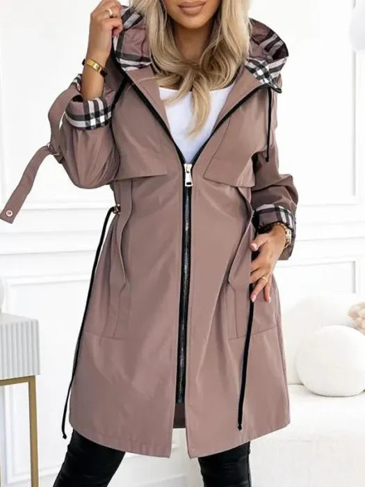 Orla - Cappotto con cerniera impermeabile e antivento