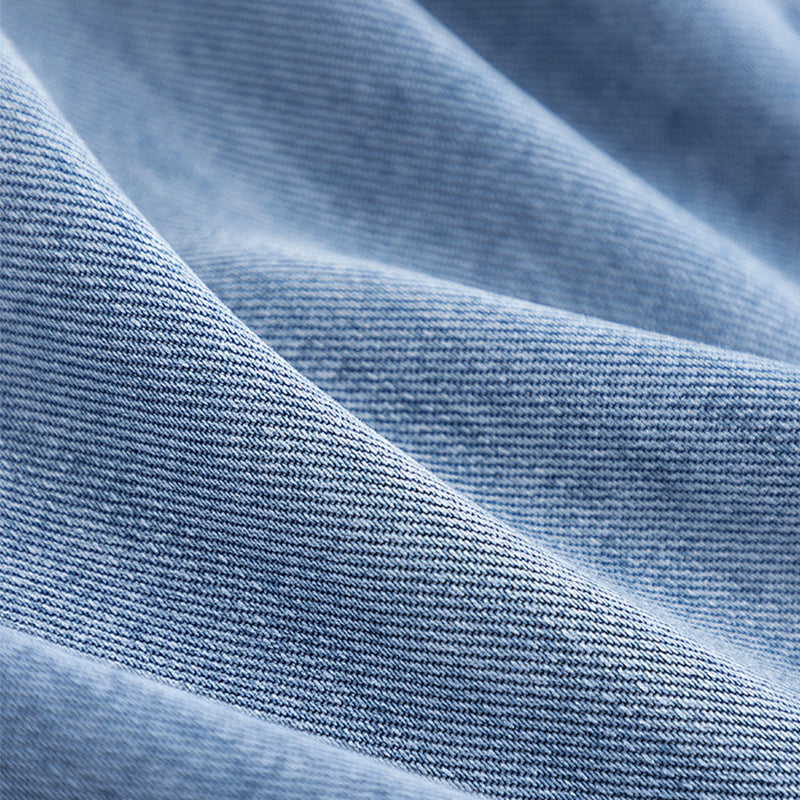 ELORA™ - Trench in denim bicolore