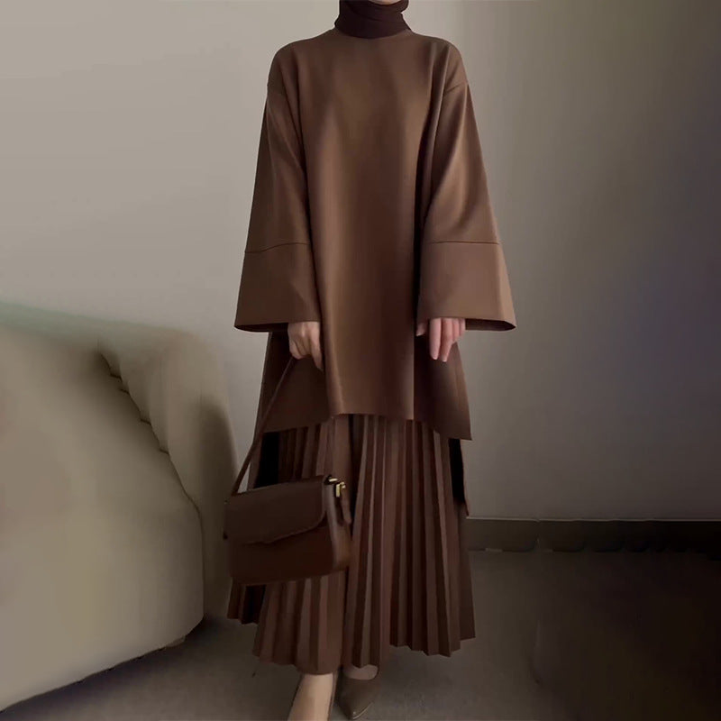 OPHELIE™ - Completo due pezzi chic plissettato