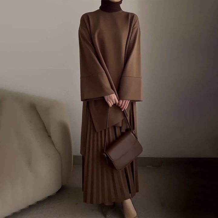 OPHELIE™ - Completo due pezzi chic plissettato