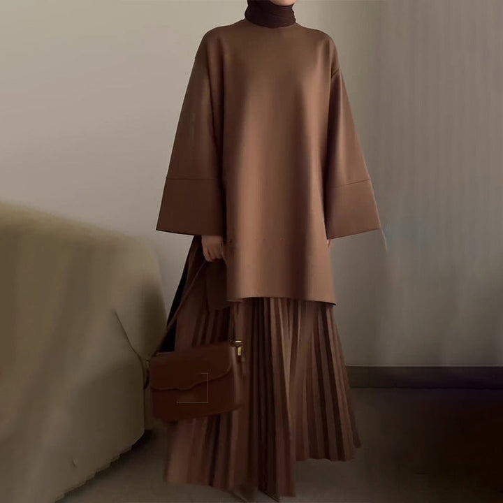 OPHELIE™ - Completo due pezzi chic plissettato