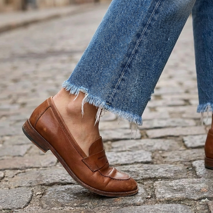 Pauline | Jeans dritti corti stile retrò