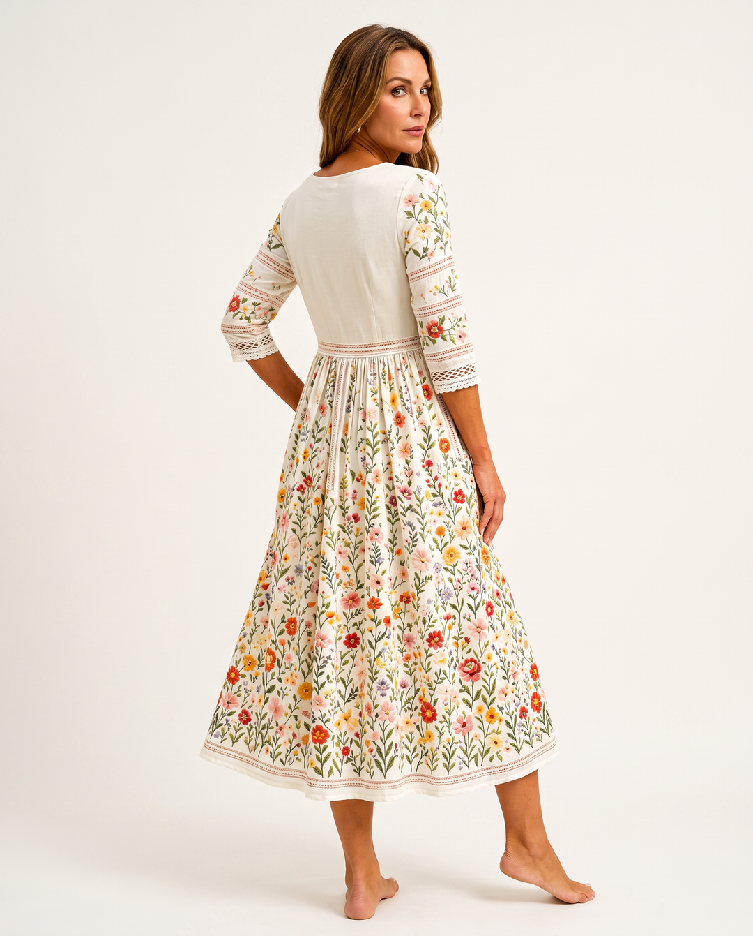 Wildflower || Meadow Charm Midi Dress