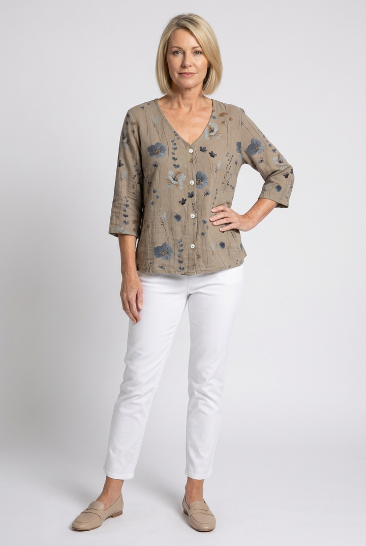 Hilary | Blusa a Tre Quarti